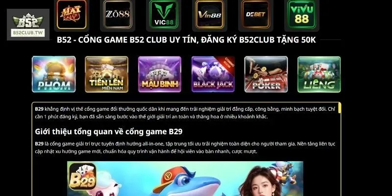 Giới thiệu B52Club chi tiết qua tầm nhìn sứ mệnh thương hiệu